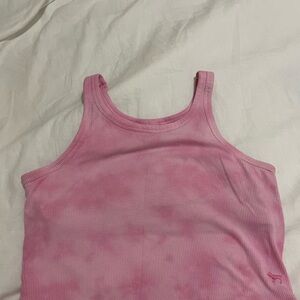 PINK Victoria's Secret Pink Tie-Dye Ribbed Tank